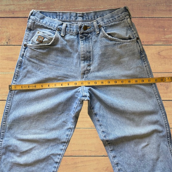 Free Shipping! Vintage Wrangler Denim Blue Jeans - Picture 6 of 8